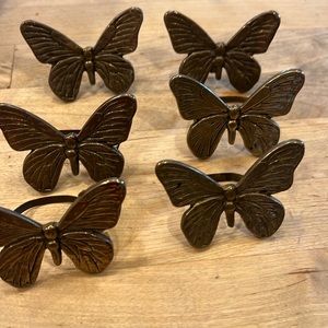 Vintage Rosenthal Netter butterfly napkin rings